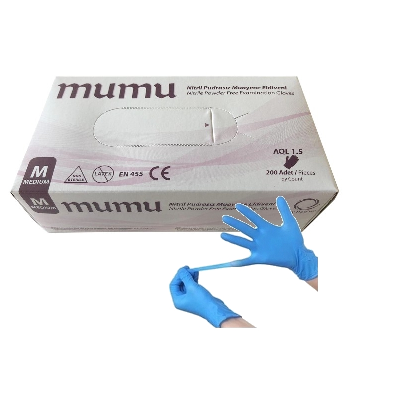 Guantes Nitrilo sin polvo